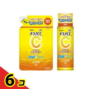 メラノＣＣ 薬用しみ対策 美白化粧水 詰め替え用 170mL &ボトル本体 170mL 6個セット