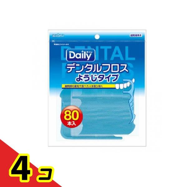 エビス デンタルフロス ようじタイプN 80本入  4個セット