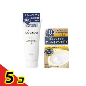 LUCIDO(ルシード) オイルクリア洗顔フォーム 130g &薬用パーフェクトスキンクリームEX 90g 5個セット