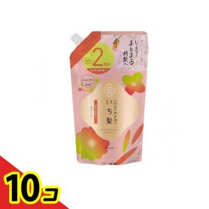 いち髪 濃密W保湿ケアシャンプー 詰め替え用 2個分 640mL 10個セット