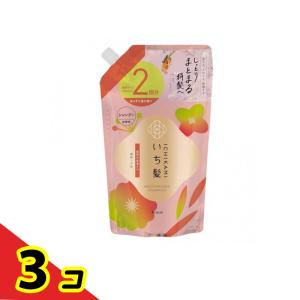 いち髪 濃密W保湿ケアシャンプー 詰め替え用 2個分 640mL 3個セット