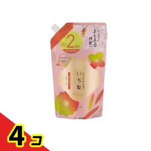 いち髪 濃密W保湿ケアシャンプー 詰め替え用 2個分 640mL 4個セット