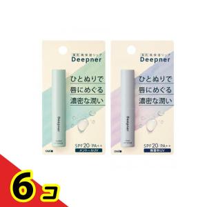 メンターム Deepner ディープナーリップ メントールUV &無香料UV 各2.3g 6個セット