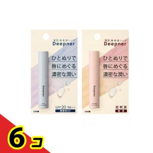 メンターム Deepner ディープナーリップ 無香料UV 2.3g &敏感 2.3g 6個セット