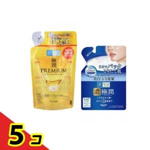 肌ラボ 極潤 プレミアム ヒアルロン液 170mL &美白パーフェクトゲル 80g 詰め替え用 5個セット