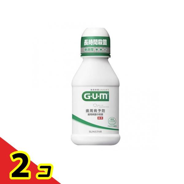 GUM ガム・デンタルリンス  レギュラータイプ 80mL  2個セット