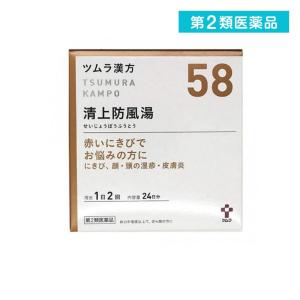 第２類医薬品(58)ツムラ漢方 清上防風湯エキス顆粒 48包 漢方薬 飲み薬 赤ニキビ 顔 頭 湿疹 皮膚炎 酒さ 市販  (1個)｜tsuhan-okusuri