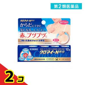 第２類医薬品クロマイ-N軟膏 12g 化膿 皮膚薬 ノンステロイド  2個セット｜通販できるみんなのお薬