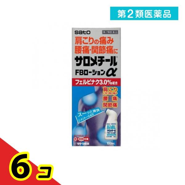 第２類医薬品サロメチールFBローションα 100mL  6個セット