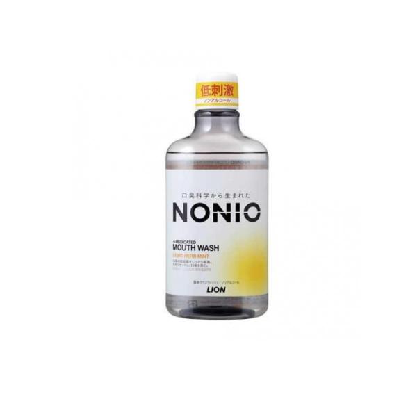 NONIO(ノニオ) 薬用マウスウォッシュ ノンアルコール ライトハーブミント 本体ボトル 600m...