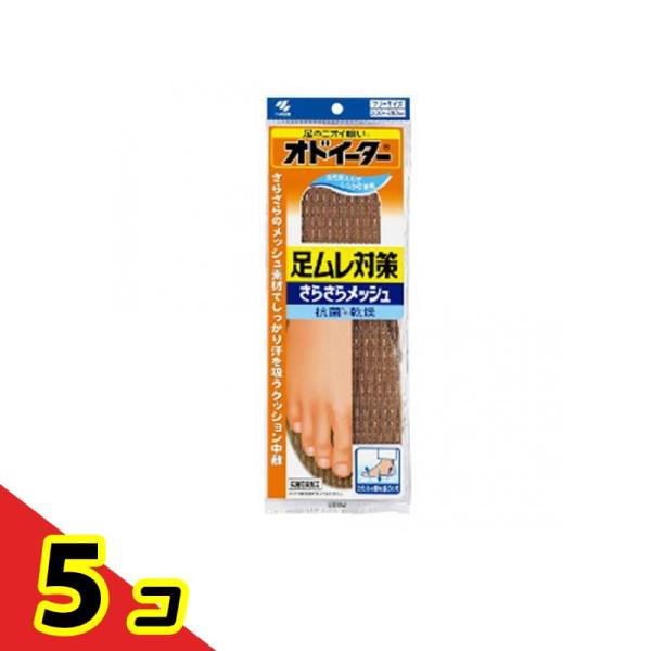 オドイーター 足ムレ対策 さらさらメッシュ 1足  5個セット