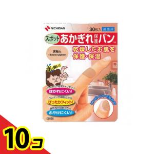 テープ 保護 保湿 密着 ニチバン あかぎれ保護バン スポット用 30枚 AGB30S  10個セット