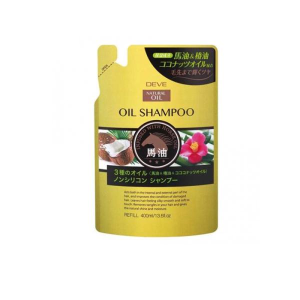 ディブ 3種のオイル シャンプー (馬油・椿油・ココナッツオイル) 400mL (詰め替え用)  (...