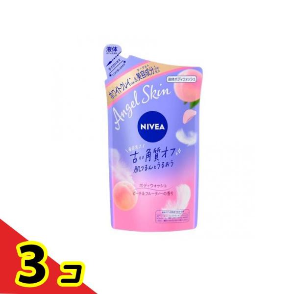 ニベア エンジェルスキン ボディウォッシュ ピーチ&amp;フルーティーの香り 360mL (詰め替え用) ...