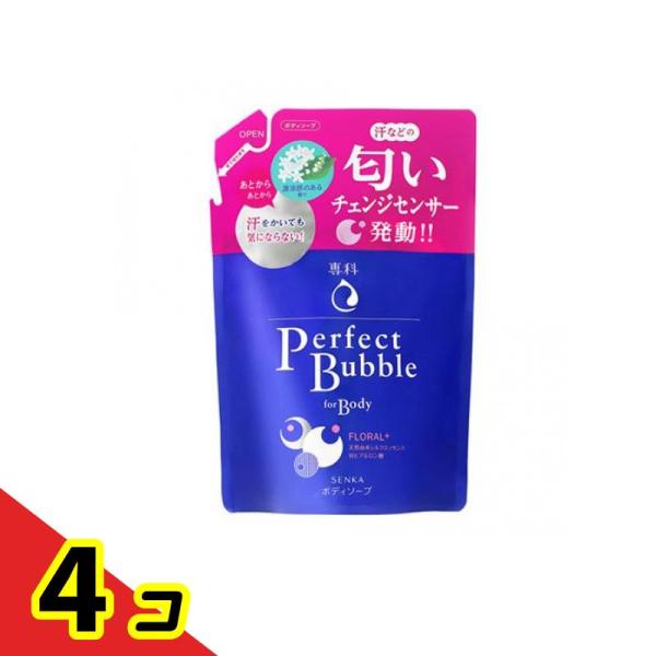 SENKA(専科) パーフェクトバブル フォーボディ フローラルプラスn 350mL (詰め替え用)...