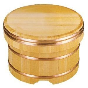 天然 木曽さわら材 飯台 (寿司桶 約三合 ）外径 30cm 60002 日本製