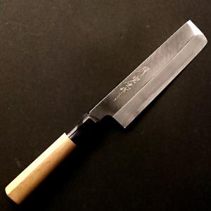 堺宏之作 白鋼 霞仕上げ 水牛桂柄 柳刃包丁 270mm(9寸)(刺身 堺宏之作 白鋼 霞仕上げ 水牛桂柄 柳刃包丁 270mm(9寸)(刺身