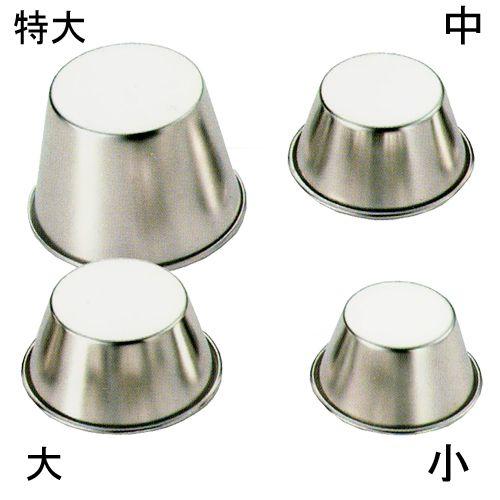 クインローズ　No184　ステンレス プリンカップ型　特大　80×55mm