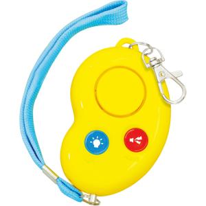 防犯ブザービーンズII 3967 防犯ブザー 大音量アラーム 防水IPX5 LEDライト付 子供用 通学 通園 全国防犯協会連合会推奨 ネックストラップ付