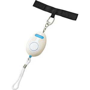 ミオマモルちゃんNeo ホワイト ES009 防犯ブザー 大音量アラーム 防滴仕様 交通安全グッズ 子供用 通学 通園 全国防犯協会連合会推奨 ベルト取外し可