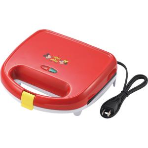 ホットサンドメーカー ミッキー ミニー ディズニー キャラクター 焼き目付 フッ素加工 コンパクト 朝食 家庭用 キッチン家電 W MM-218
