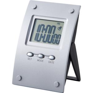 カレンダー アラーム クロック 多機能 デジタル時計 卓上 置き時計 スヌーズ ストップウォッチ 日付表示 シンプル 高級感 デスク用 実用 ギフト 6184-23