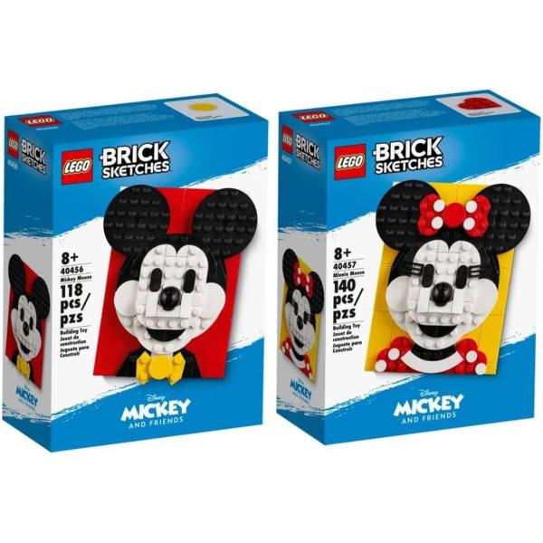 レゴ ディズニー ブリックスケッチ ミッキー＆ミニー LEGO DISNEY BRICK SKETC...