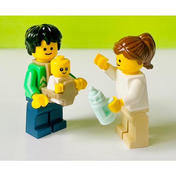 レゴ 子育てファミリーセット イクメン 家族 赤ちゃん 夫婦 LEGO