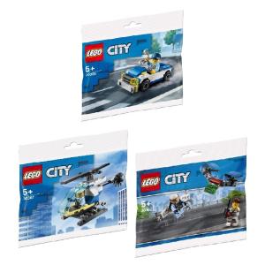 レゴ シティ 警察3種セット ヘリコプター パトカー スカイポリス LEGO CITY Police 30362 30366 30367
