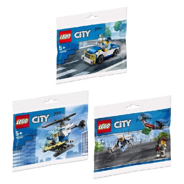 レゴ シティ 警察3種セット ヘリコプター パトカー スカイポリス LEGO CITY Police...