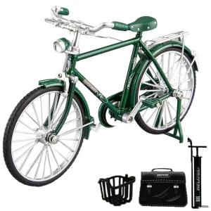 自転車 ミニチュア 完成品 模型 バイク フィギュア レトロ 合金 1/10