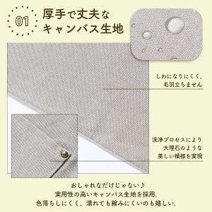 エプロン キャンバス アウトドア ワーク ガー...の詳細画像3
