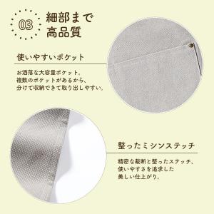 エプロン キャンバス アウトドア ワーク ガー...の詳細画像5