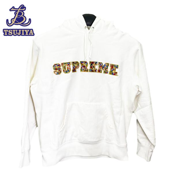 Supreme シュプリーム　ジュエルフーデッドスウェットシャツ　パーカー　ホワイト　20FW　#S...