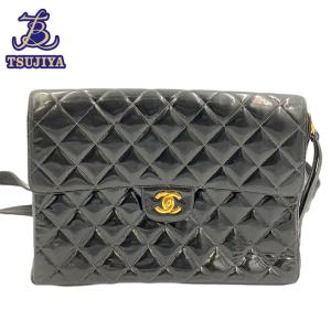 CHANEL シャネル　マトラッセ　リュック　ブラック　ゴールド金具　中古B【辻屋質店B2460】