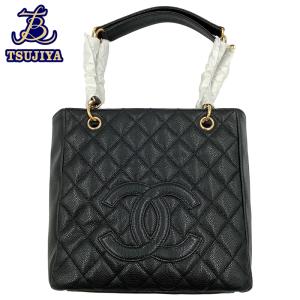 CHANEL（シャネル） PSTチェーントートバッグ マトラッセ キャビア