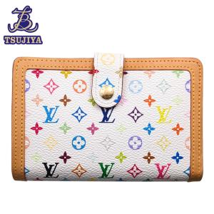 中古A LouisVuitton ルイヴィトン ポルトフォイユ・ヴィエノワ 二つ折り財布 がま口 モノグラム・マルチ ブロン 辻屋質店B3602