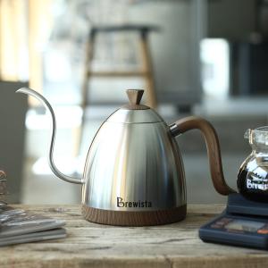 コーヒーケトル ポット 珈琲 Brewista アルティザングースネックバリアブル ケトル0.6L ステンレススチール BV382606VJP-SS