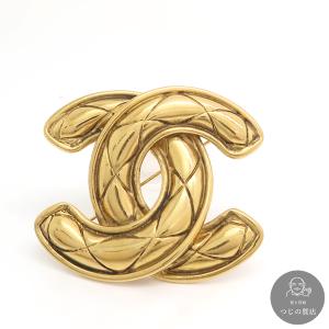 CHANEL（シャネル） ブローチ GP ココマーク マトラッセ 1142