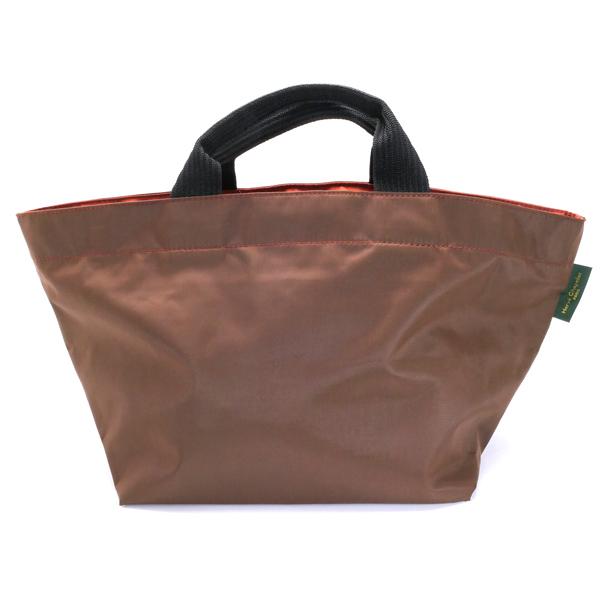 Herve Chapelier ナイロン舟型トートM ブラウン×オレンジ エルベシャプリエ 送料無料...