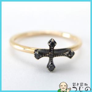 agete（アガット） ハーフエタニティ V字 リング ダイヤモンド 0.06ct