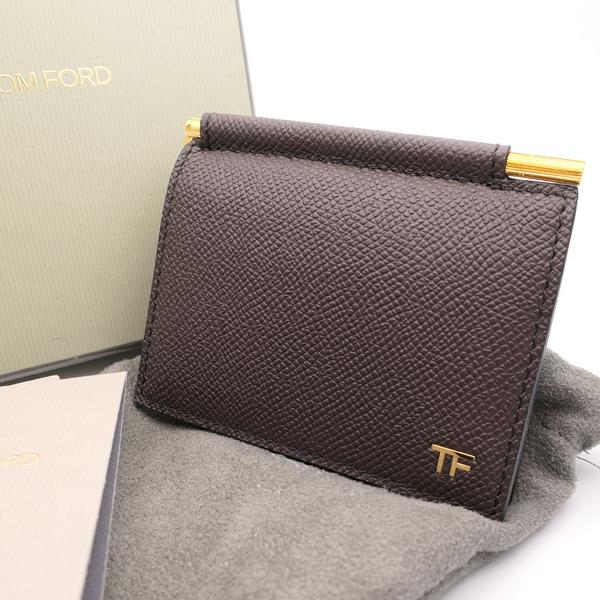 TOM FORD マネークリップ フォルディング カードホルダー YM340 美品 送料無料 質屋 ...