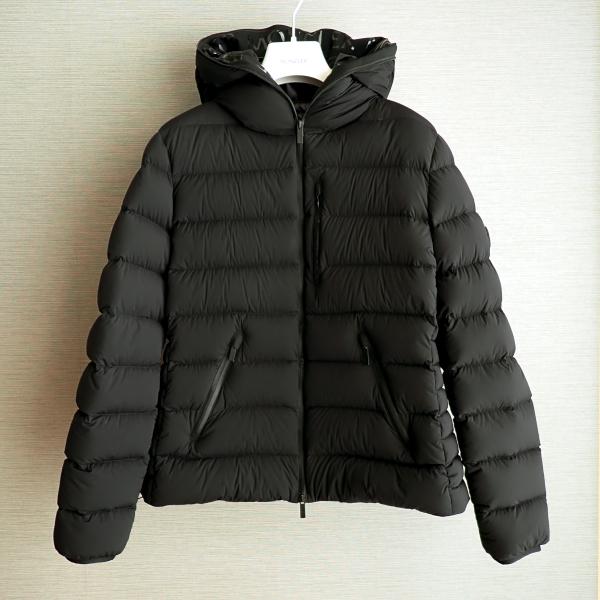 MONCLER ダウンジャケット 2サイズ HERBE ブラック モンクレール レディース エルベ ...