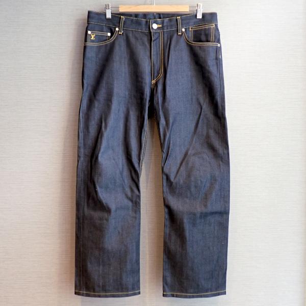 LOUIS VUITTON デニムパンツ 44 メンズ ルイヴィトン LV イタリア製 ボトムス ジ...