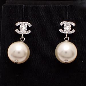 CHANEL ピアス ココマーク フェイクパー...の詳細画像2