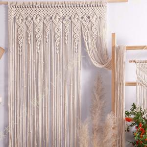 川島織物セルコン 珠のれん 39連 巾85×丈120cm おしゃれ 玉のれん 木珠