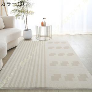 カーペット 夏用ラグマット 滑り止め付 リビン...の詳細画像3