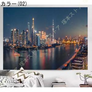 タペストリー インテリア 壁 夜景 大きい 目...の詳細画像2