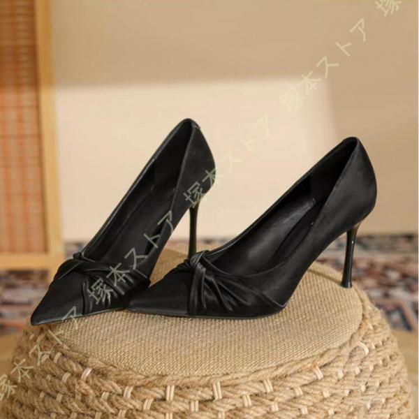 パンプス ハイヒール 6cm レディース 大きいサイズ ピンヒール 大人 女性らしい パーティー お...