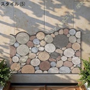 玄関マット 屋外 大判 泥落とし 柄 ドアマッ...の詳細画像5